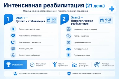 Реабилитация за 21 день в Ростове-на-Дону